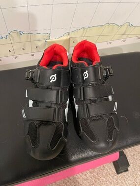 Peloton Black Cycling Shoes size 39